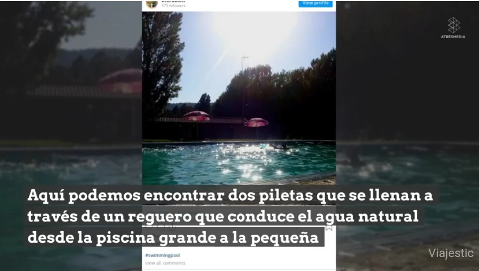 La piscina con agua de manantial que se encuentra en un pueblo de Cáceres