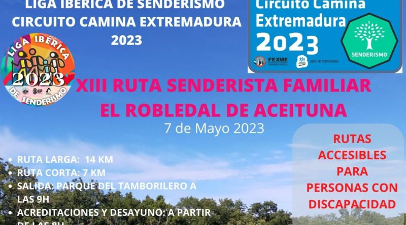 Ruta Senderista Familiar en el Robledar de Aceituna