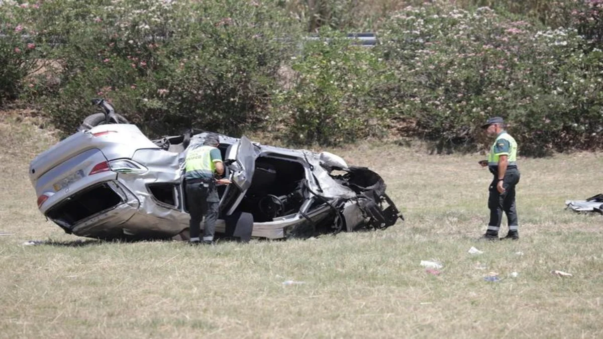 Un fallecido y varios heridos en un accidente en la A-5 en Miajadas